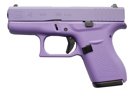 Glock 42 380 Auto Royal Purple Single Stack Pistol Sportsmans