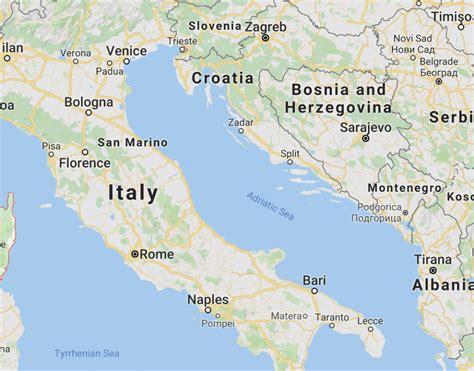 Travelling Along The Adriatic Coastline • Ormina Tours