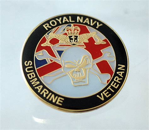 Royal Navy Submarine Veteran Enamel Pin Lapel Badge Uk Union Etsy