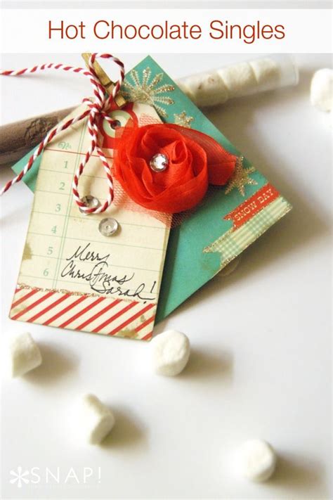 Use the money you'll save to spoil yourself with something. Hot Chocolate Singles | Handmade christmas presents ...