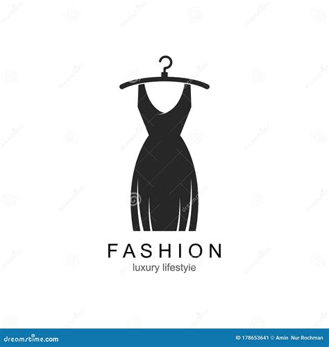 Clothes Shop Fashion Logo Vector Stock Illustration Illustration Of