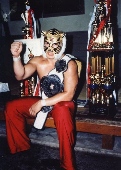 Japanese Wrestling Tiger Mask Street Fighter Art Luchador Past