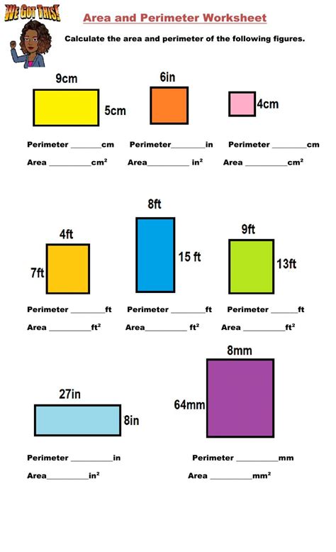 Area And Perimeter Interactive Activity For 4 6 You Can Do The