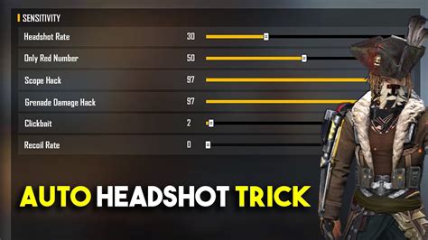 Free Fire Auto Headshot Trick 2021 Mobile And PC Sensitivity Total