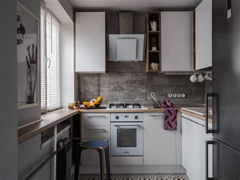 Дизайн маленькой кухни 6 кв метров планировка с холодильником газовой