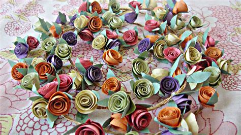 Bitter Because Its Butter Diy Paper Roses Garland