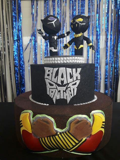 We look at 15 amazing birthday cakes that really showcase our favorite. Black panter cake- Marvel- Avengers | Birthday party ...
