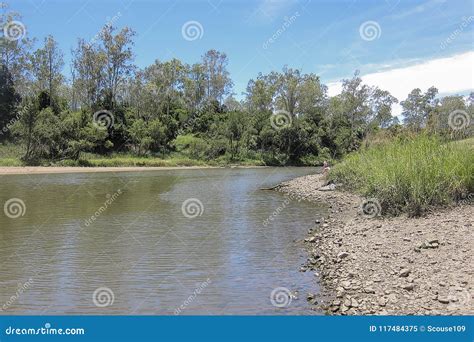 Upper Reaches Of Brisbane River Stock Image Image Of Modern Brisbane