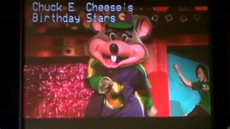 Chuck E Cheeses Birthday Stars Song Youtube
