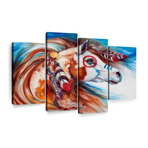 Abstract Indian Horse Paintings