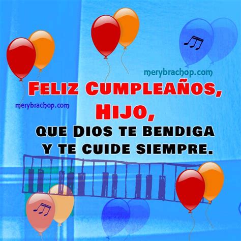 Frases Cumpleaños Hijo