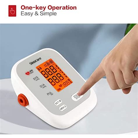 Sinocare Blood Pressure Machine Upper Arm Blood Pressure Monitor With