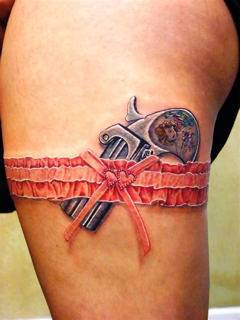 20 Gun Tattoo Designs For Women Flawssy