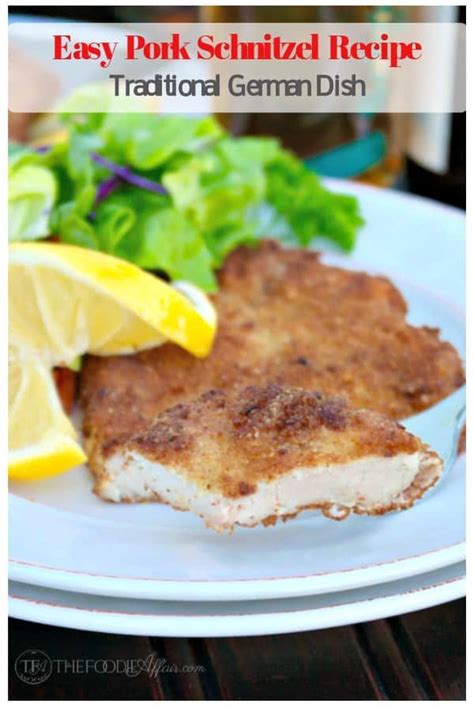 Coat each pork schnitzel first in flour, than in egg mix and at last in the bread crumbs. Easy German Pork Schnitzel | Recipe | Schnitzel recipes, Pork schnitzel, Pork