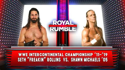 Seth Rollins Vs Shawn Michaels Wwe K Dream Matches Youtube