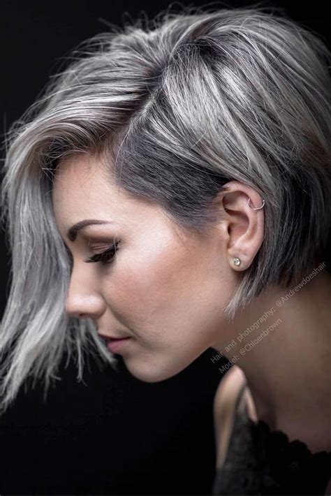 Women can cut their hair short for numerous reasons as well. 33 Short Grey Hair Cuts and Styles | LoveHairStyles.com