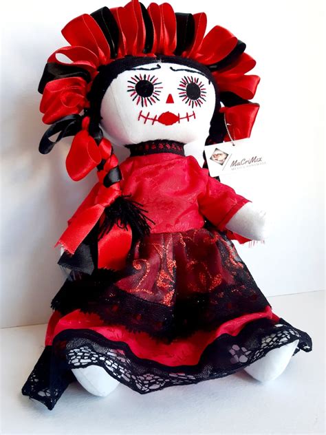 Day Of The Dead Catrina Doll Catrina Lele Doll Mexican Etsy