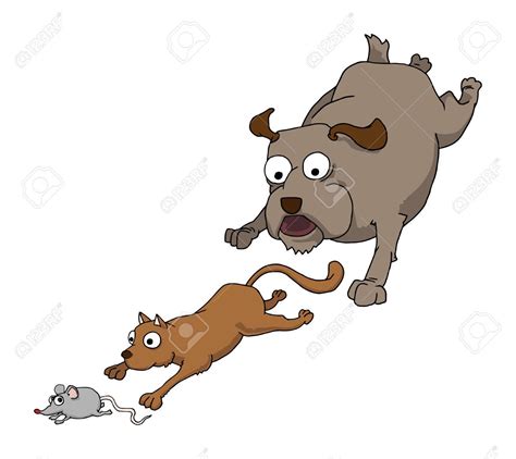 Cat Chasing Mouse Clipart 20 Free Cliparts Download Images On