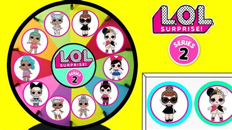 Lol Surprise Series 2 Toys Spinning Wheel Game Lil Outrageous Littles