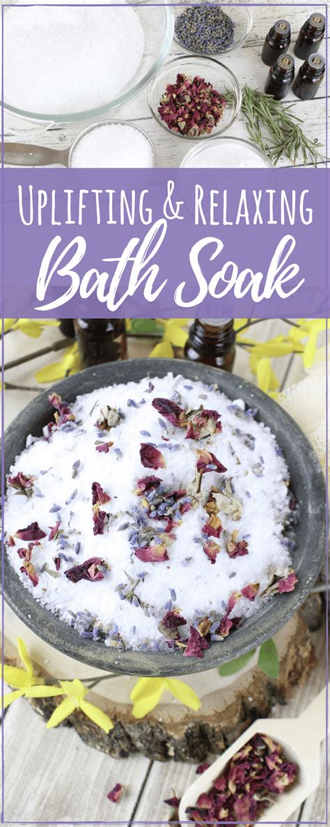 Diy Uplifting Relaxing Bath Soak Recipe With Essential Oils Simple Pure Beauty