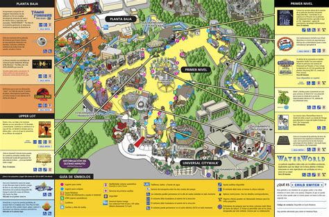 Universal Studios Hollywood Printable Map