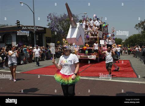 West Hollywood Gay Pride Parade Featuring Atmosphere Where West Hollywood California United