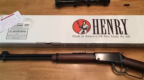 Henry H001 Lever Action 22lr Youtube