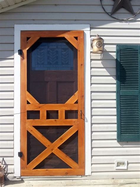 Wood Screen Doors An Elegant Entryway And A Great First Impression