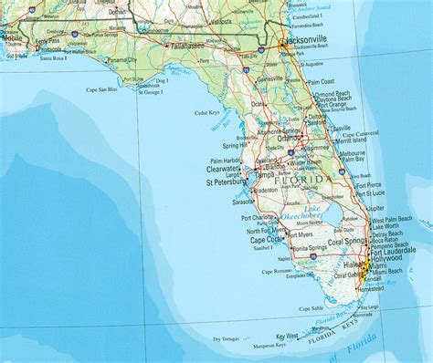 Map Of Florida Overview Map Online