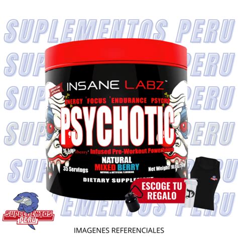 Psychotic Red 35serv Insane Labz Suplementos Perú