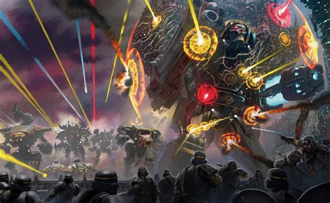 Warhammer 40k Artwork — The Siege Of Terra Mortis Cover Art By Neil