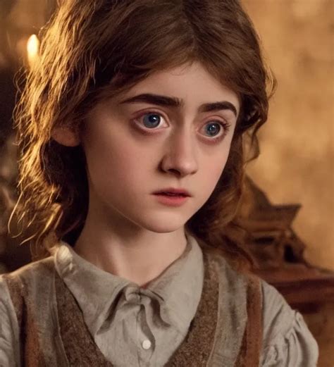 Beautiful Cute Young Natalia Dyer In Harry Potter Stable Diffusion