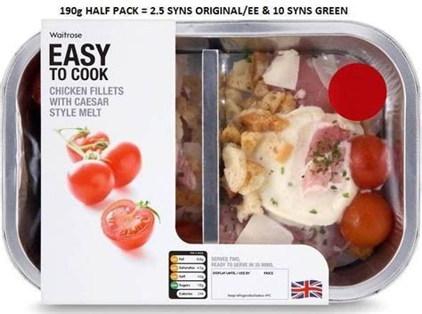 Slimming World Ready Meals Portion Control Guide Justinboey