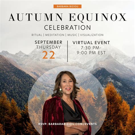 Autumn Equinox Celebration — Barbara Biziou