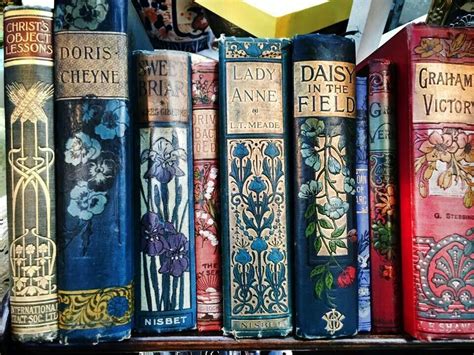 Beautiful Old Book Spines