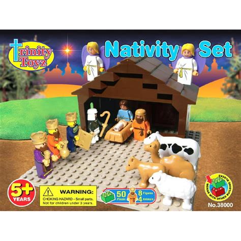 Nativity Scene 50 Piece Compatible Building Block Set