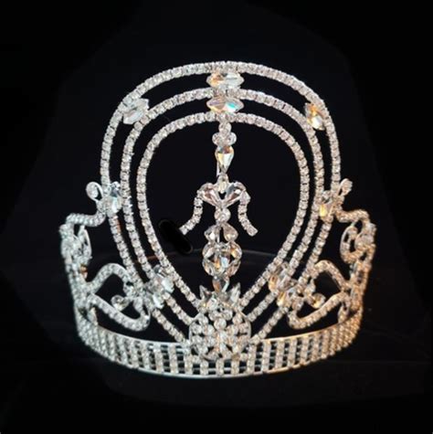 Customized Wholesale Miss World Beauty Pageant Crown Custom Silver
