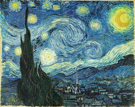 The Starry Night Art Print By Vincent Van Gogh King And Mcgaw