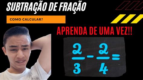 Subtração De Fração Com Numero Inteiro
