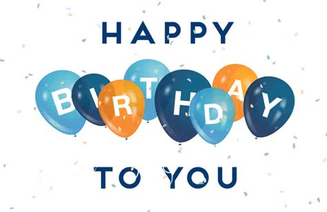 Animated Happy Birthday Balloons 