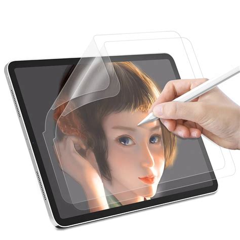 2pack Zoegaa Like Paper Screen Protector Compatible With Apple Ipad