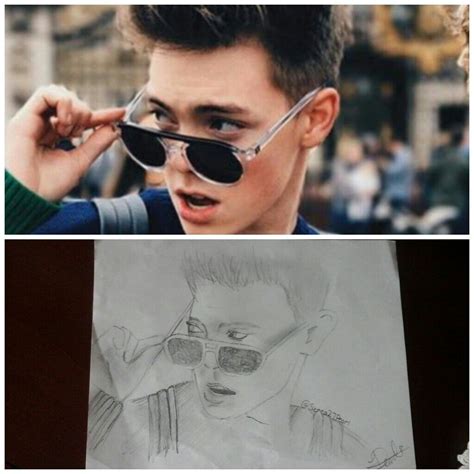 Drawing Of Zach Herron Easy Zach Herron Drawings Easy Sketches Drawing Portrait Draw