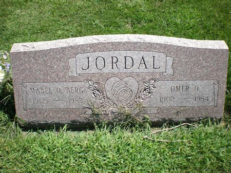 Jordal Ancestry Omer O Jordal Burial