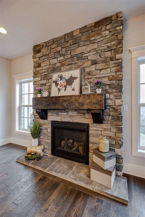 Thickness Of The Mantelpiece Stone Fireplace Designs Stone Fireplace