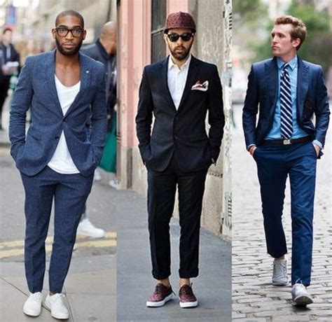 How To Wear Sneakers With Suits Mens Style Trends Style Rave