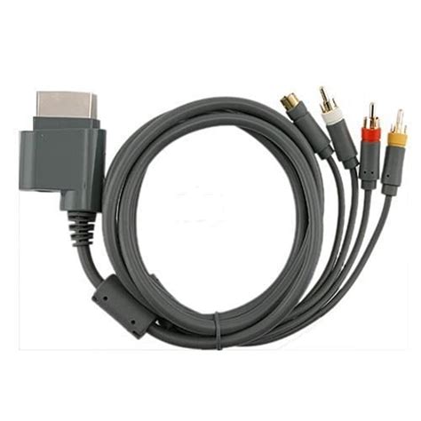 6ft Gray Av Composite And S Video Cable Compatible With Microsoft Xbox