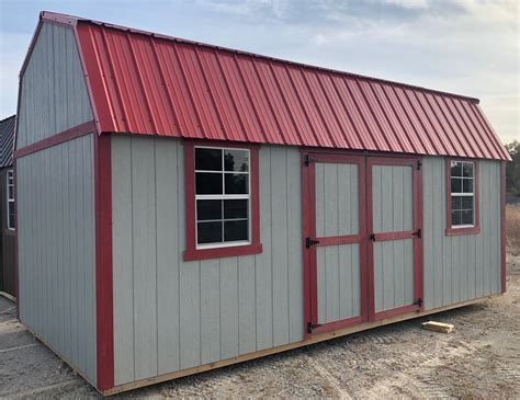 10x20 Side Lofted Barn New 731 Outdoor Solutions