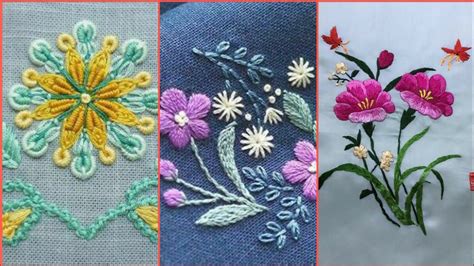 Blooming Beautiful Hand Embroidery Designs For Stunning Flowers