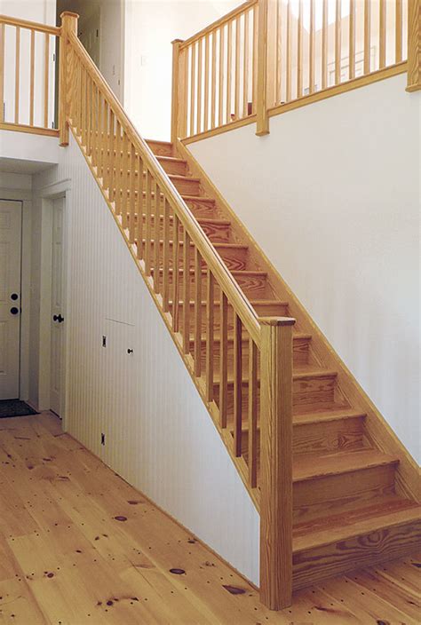 Proper use of the level will help you make sure the post is as vertical as you can get it. A Distinctive Stair Rail - Fine Homebuilding