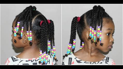 Toddler Hairstyles With Beads Braids For Kids 50 Kids Braids With